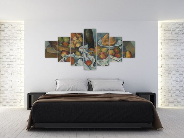 Obraz - Paul Cezanne, The Basket of Apples, reprodukce (210x100 cm)