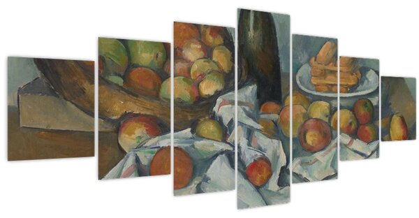 Obraz - Paul Cezanne, The Basket of Apples, reprodukce (210x100 cm)