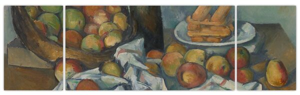 Obraz - Paul Cezanne, The Basket of Apples, reprodukce (170x50 cm)