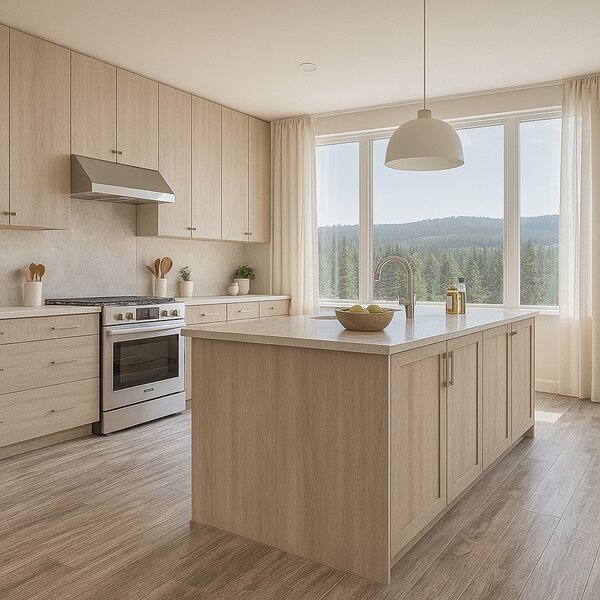 Beauflor, PVC podlaha - lino Texalino Supreme 916 M Texas Oak - dub, na míru, šíře 5m, hnědá, filc, chodba / předsíň