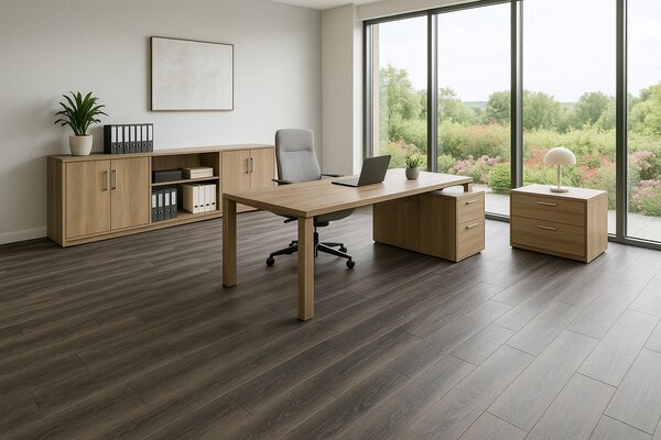 Beauflor, PVC podlaha - lino Texalino Supreme 696 D Barn Pine - borovice, na míru, šíře 2m,3m,4m,5m, hnědá, filc, chodba / předsíň