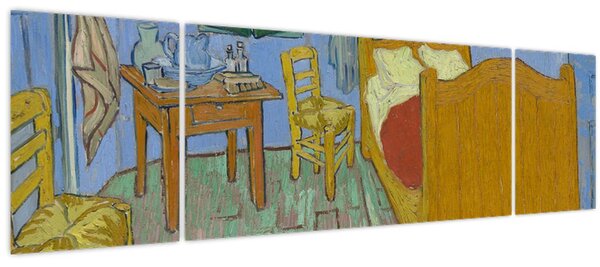 Obraz - Vincent van Gogh, The Bedroom, reprodukce (170x50 cm)