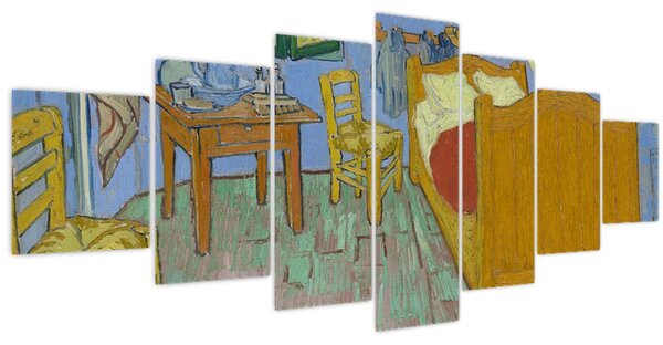 Obraz - Vincent van Gogh, The Bedroom, reprodukce (210x100 cm)
