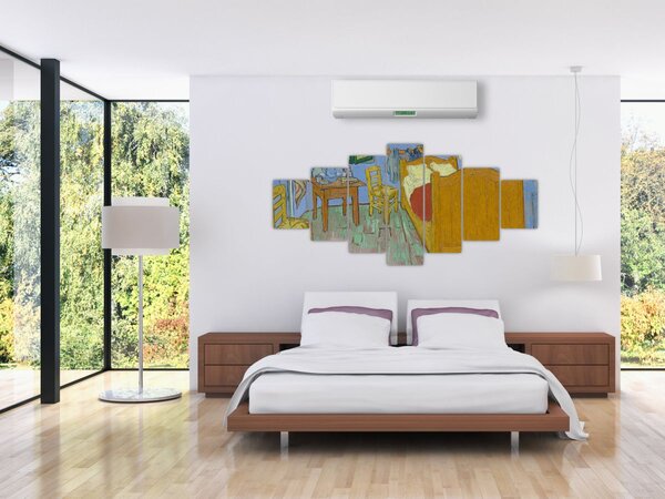 Obraz - Vincent van Gogh, The Bedroom, reprodukce (210x100 cm)