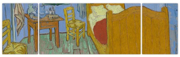 Obraz - Vincent van Gogh, The Bedroom, reprodukce (170x50 cm)