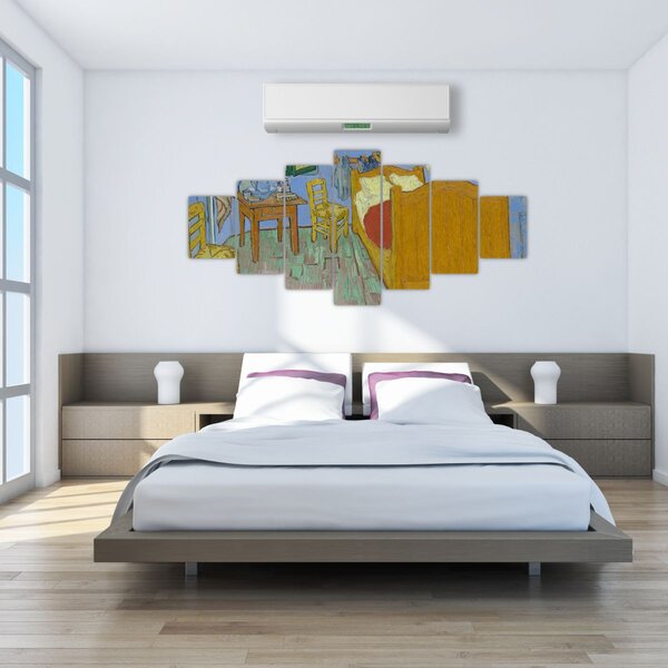 Obraz - Vincent van Gogh, The Bedroom, reprodukce (210x100 cm)