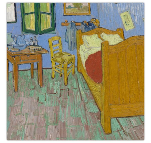 Obraz - Vincent van Gogh, The Bedroom, reprodukce (30x30 cm)
