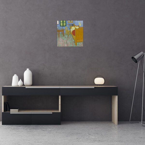 Obraz - Vincent van Gogh, The Bedroom, reprodukce (30x30 cm)