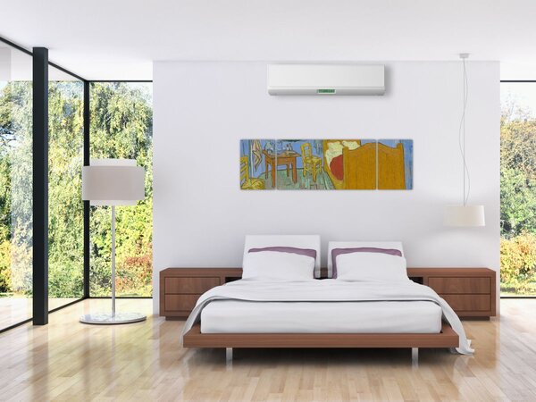 Obraz - Vincent van Gogh, The Bedroom, reprodukce (170x50 cm)