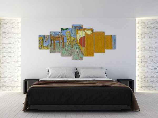 Obraz - Vincent van Gogh, The Bedroom, reprodukce (210x100 cm)