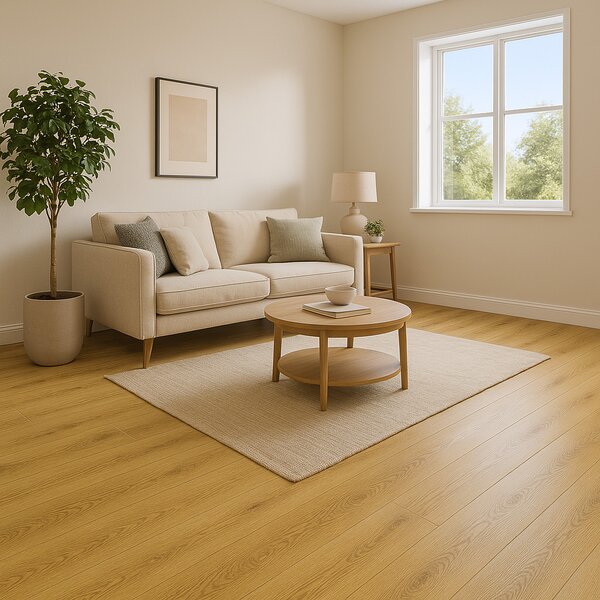 Beauflor, PVC podlaha - lino Texalino Supreme 636 L Columbian Oak - dub, na míru, šíře 2m,3m,4m, hnědá, filc, chodba / předsíň