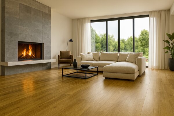 Beauflor, PVC podlaha - lino Quintex Gambel Oak 116M - dub, na míru, šíře 4m,5m, hnědá, filc, chodba / předsíň