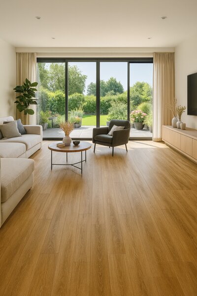 Gerflor, PVC podlaha - lino Loftex 2168 Boutic Medium, na míru, šíře 2m,4m, hnědá, filc, chodba / předsíň