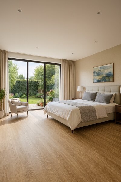 Gerflor, PVC podlaha - lino Loftex 2168 Boutic Medium, na míru, šíře 2m,4m, hnědá, filc, chodba / předsíň