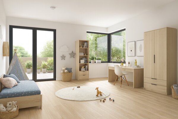 Gerflor, PVC podlaha - lino Loftex 2171 Boutic Naturel, na míru, šíře 2m,4m, béžová, filc, chodba / předsíň