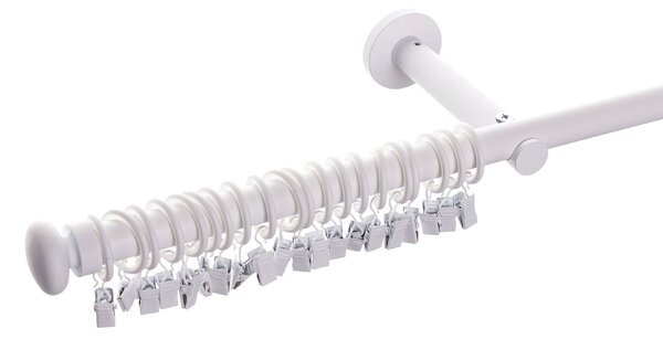 Garnýž jednoduchá Modern white matt 160cm