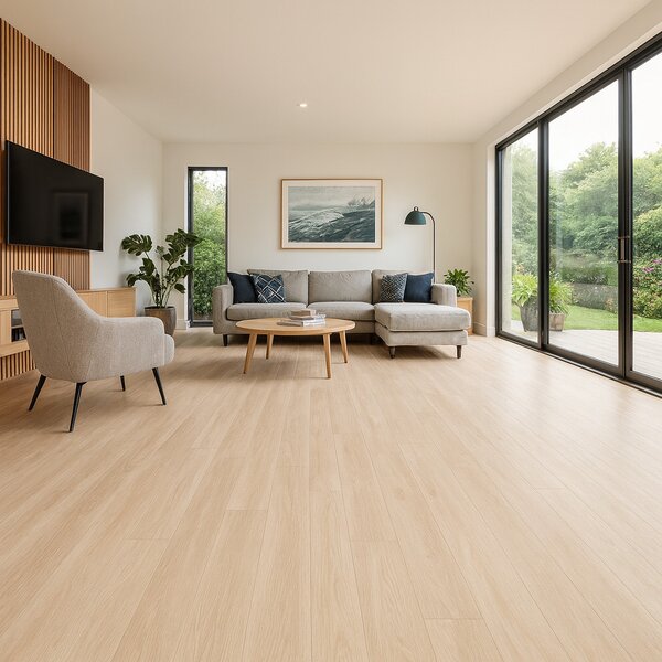 Gerflor, PVC podlaha - lino Loftex 2171 Boutic Naturel, na míru, šíře 2m,4m, béžová, filc, chodba / předsíň