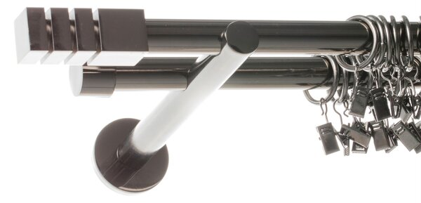 Dvojitá garnýž Nordic titan 160cm