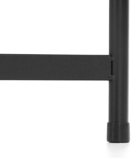 Kovový stojan na květiny 5 polic 78,5 cm SPRINGOS GA0218 černý