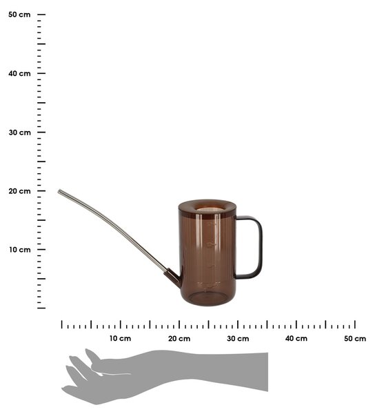Konev na zalévání Soft, 1 l, hnědá