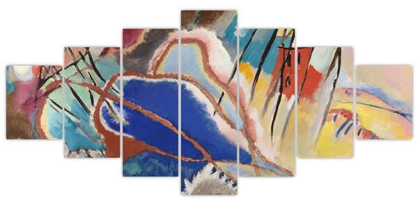 Obraz - Vasily Kandinsky, Improvisation No. 30 (Cannons), reprodukce (210x100 cm)