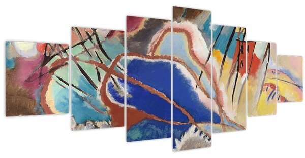 Obraz - Vasily Kandinsky, Improvisation No. 30 (Cannons), reprodukce (210x100 cm)