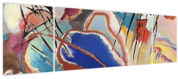Obraz - Vasily Kandinsky, Improvisation No. 30 (Cannons), reprodukce (170x50 cm)