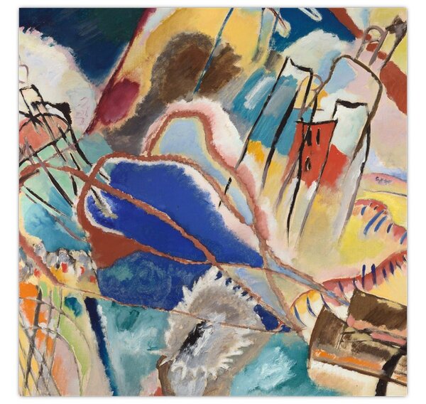Obraz - Vasily Kandinsky, Improvisation No. 30 (Cannons), reprodukce (30x30 cm)