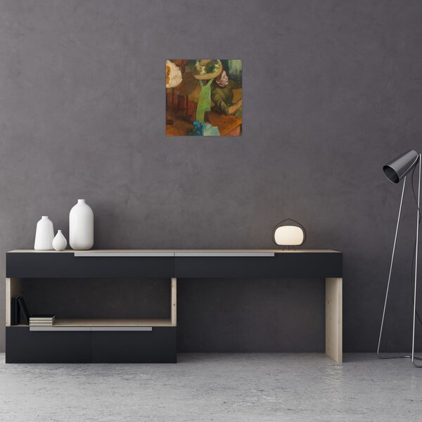 Obraz - Edgar Degas, The Millinery Shop, reprodukce (30x30 cm)