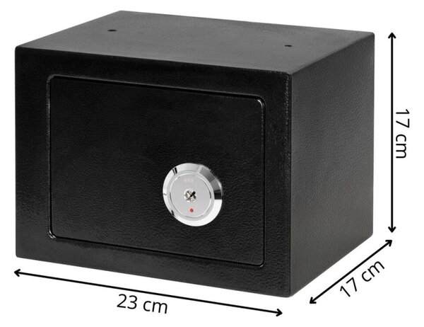 Trezor na klíč 17x23x17 cm SPRINGOS HA5278 černý