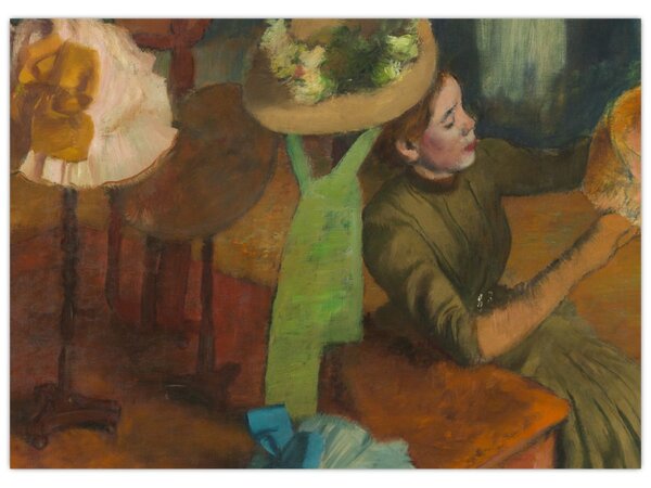 Obraz - Edgar Degas, The Millinery Shop, reprodukce (70x50 cm)