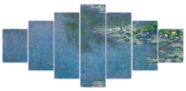 Obraz - Claude Monet, Water Lilies, reprodukce (210x100 cm)