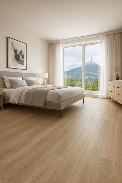 Beaulieu International Group, PVC podlaha - lino Livitex 2621, na míru, šíře 3m,5m, béžová, filc, chodba / předsíň