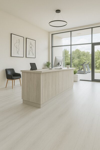 Beaulieu International Group, PVC podlaha - lino Livitex 2622, na míru, šíře 3m,4m,5m, šedá, filc, chodba / předsíň