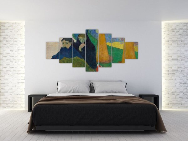 Obraz - Paul Gauguin, Arlésiennes (Mistral), reprodukce (210x100 cm)