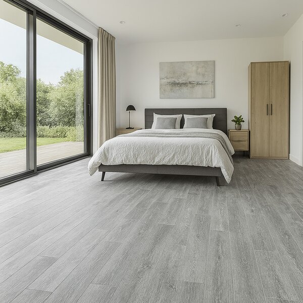 Beaulieu International Group, PVC podlaha - lino Master X 2958, na míru, šíře 2m,4m, šedá, bez podkladu, chodba / předsíň