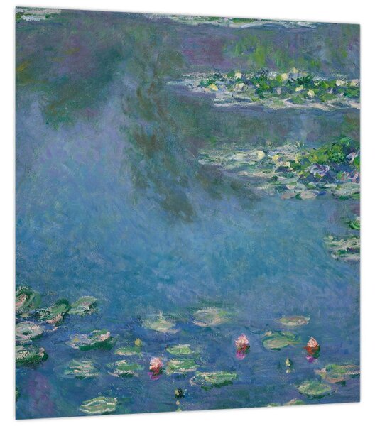 Obraz - Claude Monet, Water Lilies, reprodukce (30x30 cm)