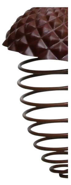 Závěsné krmítko pro ptáky Cone, 23x10 cm, plast/kov, hnědá