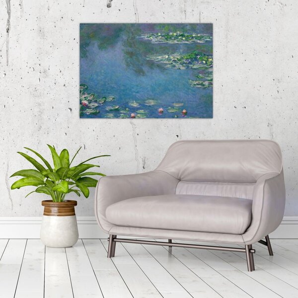 Obraz - Claude Monet, Water Lilies, reprodukce (70x50 cm)