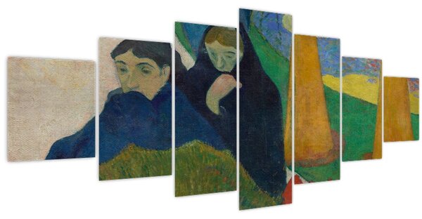 Obraz - Paul Gauguin, Arlésiennes (Mistral), reprodukce (210x100 cm)