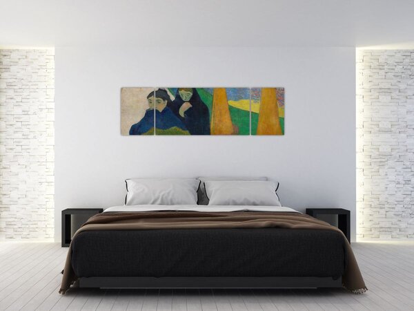 Obraz - Paul Gauguin, Arlésiennes (Mistral), reprodukce (170x50 cm)