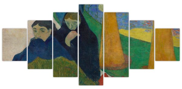 Obraz - Paul Gauguin, Arlésiennes (Mistral), reprodukce (210x100 cm)