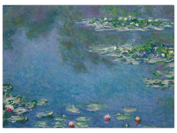 Obraz - Claude Monet, Water Lilies, reprodukce (70x50 cm)