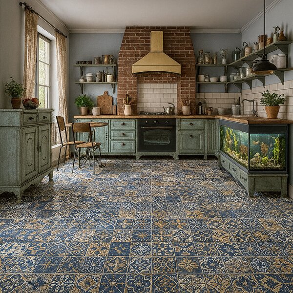Beaulieu International Group, PVC podlaha - lino Livitex Retro 2791, na míru, šíře 3m,4m, šedá, filc, chodba / předsíň