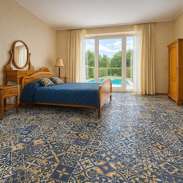 Beaulieu International Group, PVC podlaha - lino Livitex Retro 2791, na míru, šíře 3m,4m, šedá, filc, chodba / předsíň