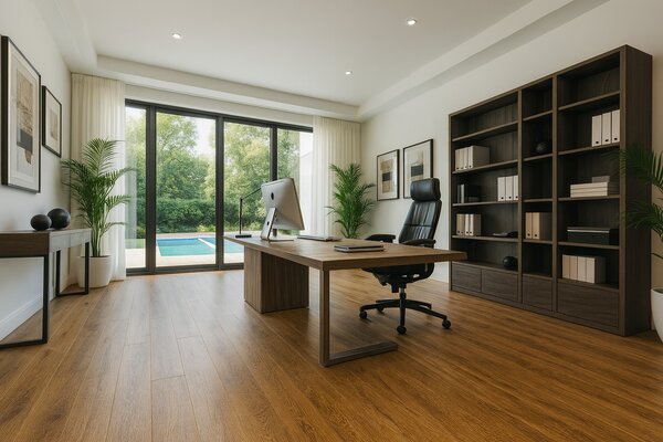 Beauflor, PVC podlaha - lino Blacktex Texas Oak 136L - dub, na míru, šíře 4m, hnědá, filc, chodba / předsíň