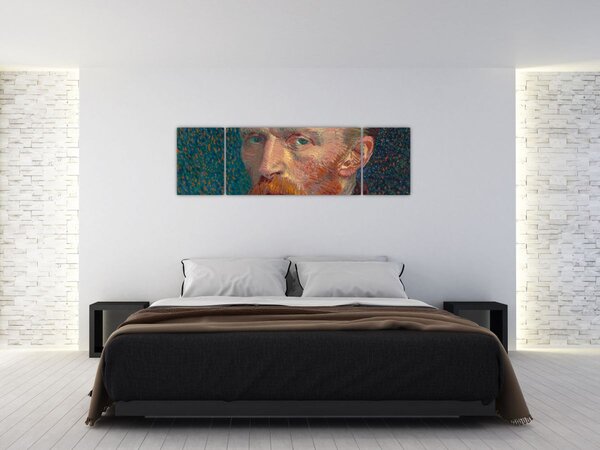 Obraz - Vincent van Gogh, Self-Portrait, reprodukce (170x50 cm)