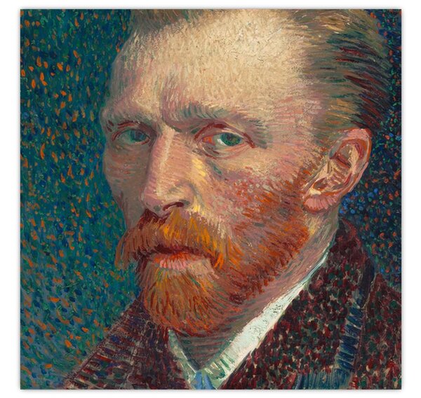 Obraz - Vincent van Gogh, Self-Portrait, reprodukce (30x30 cm)