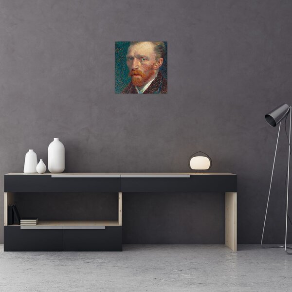 Obraz - Vincent van Gogh, Self-Portrait, reprodukce (30x30 cm)