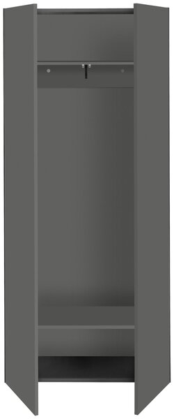 SKŘÍŇ NA ODĚV, antracitová, 80/180/34 cm Hom`in - Šatní skříně, Online Only